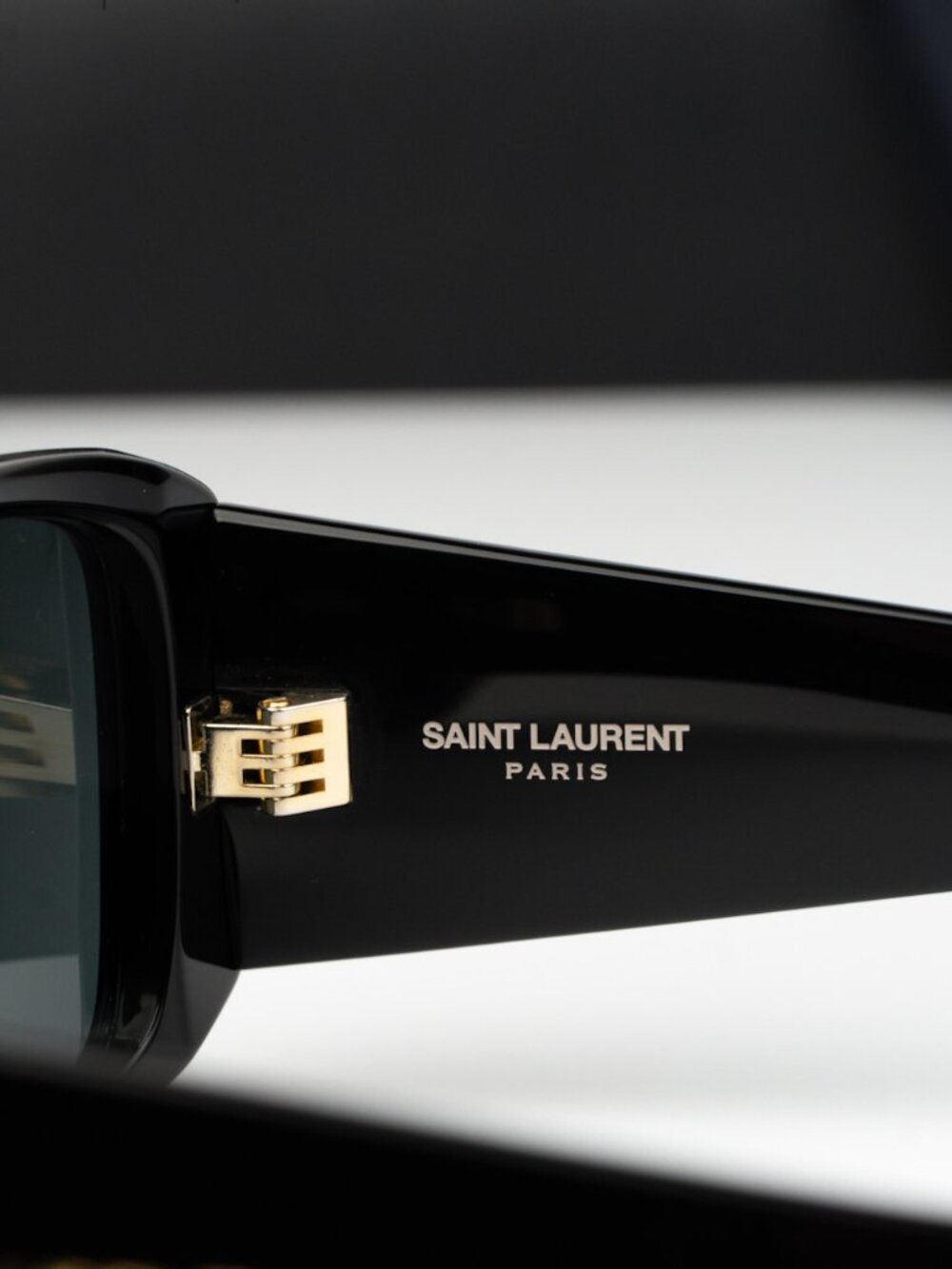 Saint Laurent Women Sunglasses Black Grey Square SL832 001 NEW AUTHENTIC - Picture 6 of 13
